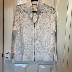 Floral Laser cut jacket
